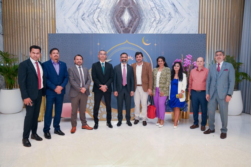 Money Matters team at a corporate event in Dubai